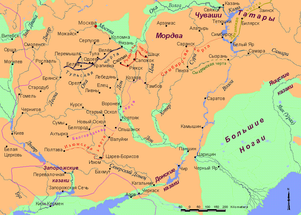 Русское поле карта